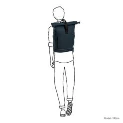 Daniel Ray Highlands Rolltop Rugtas M Waterproof 15" Marine Blauw -Fjallraven Tassen Verkoopwinkel drs25.1086.10 navy 4