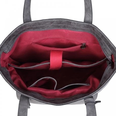 Wimona Evelina Schoudertas Grijs 6 Wimona Evelina Schoudertas Grijs - Afbeelding 4