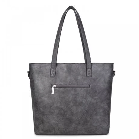 Wimona Evelina Schoudertas Grijs 5 Wimona Evelina Schoudertas Grijs - Afbeelding 3