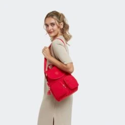 Kipling Firefly Up Backpack Red Rouge -Fjallraven Tassen Verkoopwinkel firefly up red rouge 7