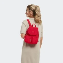 Kipling Firefly Up Backpack Red Rouge -Fjallraven Tassen Verkoopwinkel firefly up red rouge 8