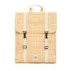 Lefrik Handy Backpack 15" Printed Vichy Mustard -Fjallraven Tassen Verkoopwinkel handy vichy mustard frontal