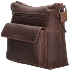 Hide & Stitches Japura Schoudertas 20827 Donkerbruin -Fjallraven Tassen Verkoopwinkel hide stitches japura schoudertas 20827 donkerbruin 1