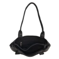 Hide & Stitches Paint Rock Shopper 20404 Zwart -Fjallraven Tassen Verkoopwinkel hide stitches paint rock shopper 20404 zwart 3