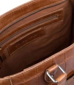 Cowboysbag Big Croco Handbag Midvale Fawn -Fjallraven Tassen Verkoopwinkel hnadbag midvale3359 000521 fawn 4