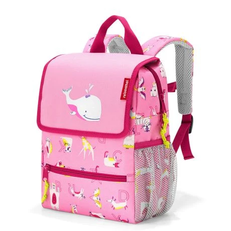 Reisenthel Backpack Kids ABC Friends Pink 3 Reisenthel Backpack Kids ABC Friends Pink