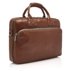Castelijn & Beerens Firenze Business 3-Vaks Laptoptas 15.6'' Licht Bruin -Fjallraven Tassen Verkoopwinkel image 1 16