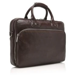 Castelijn & Beerens Firenze Business 3-Vaks Laptoptas 15.6'' Mocca -Fjallraven Tassen Verkoopwinkel image 1 17