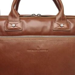 Castelijn & Beerens Firenze Business 3-Vaks Laptoptas 15.6'' Licht Bruin -Fjallraven Tassen Verkoopwinkel image 3 12 1