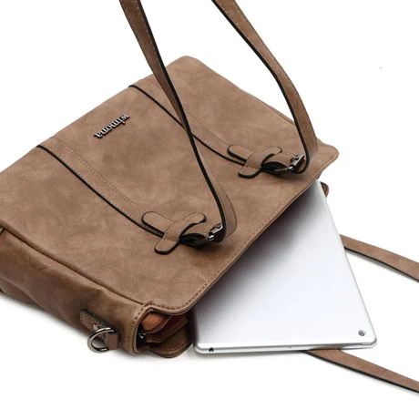 Wimona Angelina Schoudertas Taupe 6 Wimona Angelina Schoudertas Taupe - Afbeelding 4