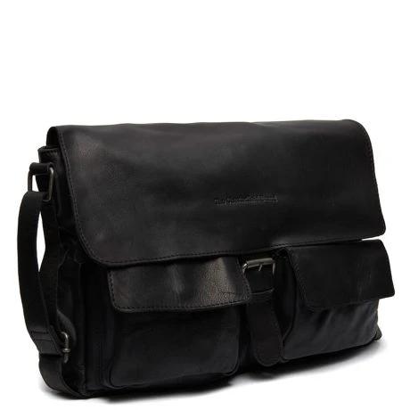 Chesterfield Interlaken Leren Schoudertas Zwart 3 Chesterfield Interlaken Leren Schoudertas Zwart