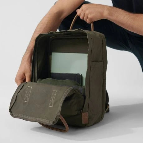 Fjallraven Fjällräven Kanken No. 2 Laptop 15" Rugzak Foilage Green 10 Fjallraven Fjällräven Kanken No. 2 Laptop 15" Rugzak Foilage Green - Afbeelding 8