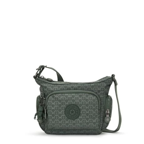Kipling Gabbie Mini Schoudertas Sign Green 3 Kipling Gabbie Mini Schoudertas Sign Green