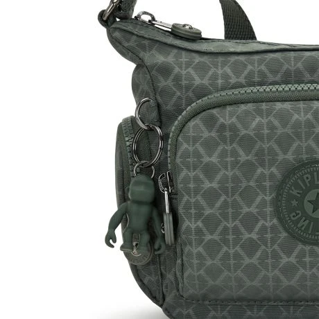 Kipling Gabbie Mini Schoudertas Sign Green 5 Kipling Gabbie Mini Schoudertas Sign Green - Afbeelding 3