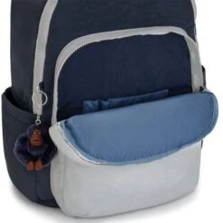 Kipling Seoul Rugzak True Blue Grey -Fjallraven Tassen Verkoopwinkel kpki5140u84 5