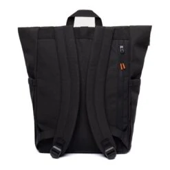 Lefrik Lars Roll Backpack 15,6" Vandra Black Ripstop -Fjallraven Tassen Verkoopwinkel lars roll black trasera