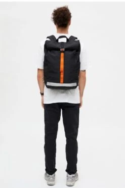 Lefrik Lars Roll Backpack 15,6" Vandra Black Ripstop -Fjallraven Tassen Verkoopwinkel lefrik aw 2210518 copia