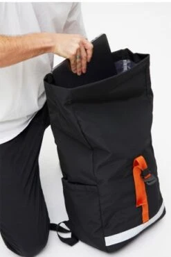 Lefrik Lars Roll Backpack 15,6" Vandra Black Ripstop -Fjallraven Tassen Verkoopwinkel lefrik aw 2210554 copia