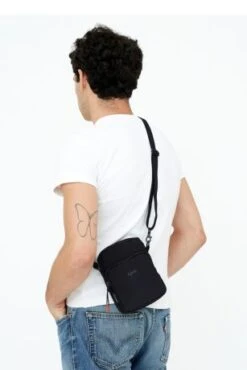 Lefrik Tokyo Crossbody Schoudertas Black Ripstop -Fjallraven Tassen Verkoopwinkel lefrik ecommerce tokyo black 3