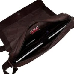 Chesterfield Richard Schoudertas Brown -Fjallraven Tassen Verkoopwinkel leren laptoptas bruin richard 3