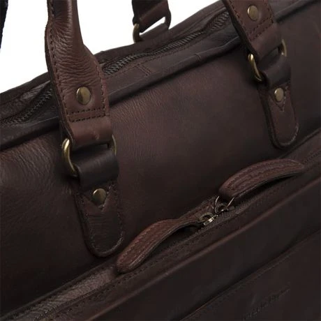 Chesterfield Black Label Richmond Laptoptas 15" Bruin 6 Chesterfield Black Label Richmond Laptoptas 15" Bruin - Afbeelding 4
