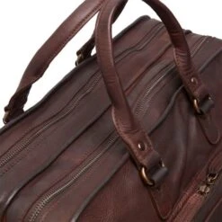 Chesterfield Black Label Rimini Laptoptas 17" Bruin -Fjallraven Tassen Verkoopwinkel leren laptoptas bruin rimini black label 2