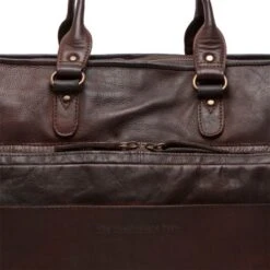 Chesterfield Black Label Rimini Laptoptas 17" Bruin -Fjallraven Tassen Verkoopwinkel leren laptoptas bruin rimini black label 3