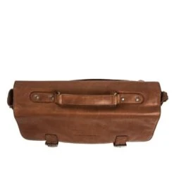 Chesterfield Belfast Business Schoudertas 15.6" Cognac -Fjallraven Tassen Verkoopwinkel leren laptoptas cognac belfast 3