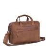 Chesterfield Ryan Laptop Schoudertas Large 17" Cognac -Fjallraven Tassen Verkoopwinkel leren laptoptas cognac ryan