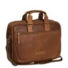 Chesterfield Seth Business Schoudertas 15" Cognac 1 Chesterfield Seth Business Schoudertas 15" Cognac -Fjallraven Tassen Verkoopwinkel leren laptoptas cognac seth
