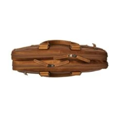 Chesterfield Seth Business Schoudertas 15" Cognac -Fjallraven Tassen Verkoopwinkel leren laptoptas cognac seth 3