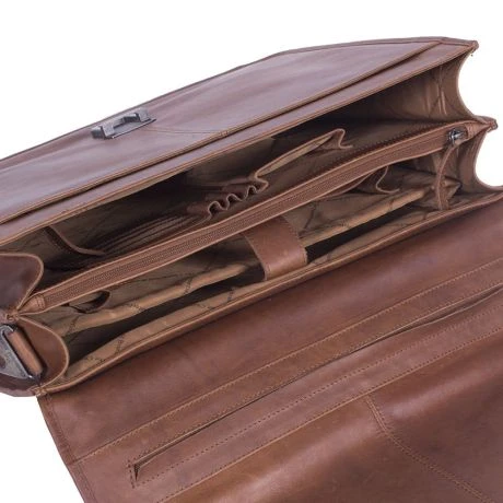 Chesterfield Shay Business Schoudertas Cognac 6 Chesterfield Shay Business Schoudertas Cognac - Afbeelding 4