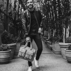 Chesterfield George Laptoptas 15" Black -Fjallraven Tassen Verkoopwinkel leren laptoptas zwart george 2