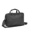 Chesterfield Ryan Laptop Schoudertas Large 17" Black -Fjallraven Tassen Verkoopwinkel leren laptoptas zwart ryan