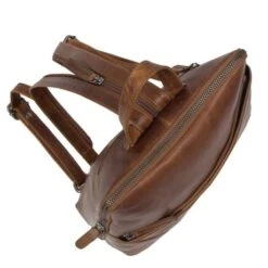 Chesterfield Amanda Rugzak Cognac -Fjallraven Tassen Verkoopwinkel leren rugzak cognac amanda 1