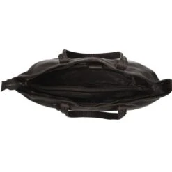 Chesterfield Kansas Schoudertas 14" Brown -Fjallraven Tassen Verkoopwinkel leren shopper bruin kansas 1