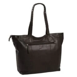 Chesterfield Kansas Schoudertas 14" Brown -Fjallraven Tassen Verkoopwinkel leren shopper bruin kansas 2