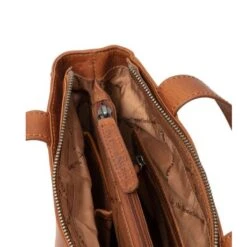 Chesterfield Nevada Schoudertas Cognac -Fjallraven Tassen Verkoopwinkel leren shopper cognac nevada 5