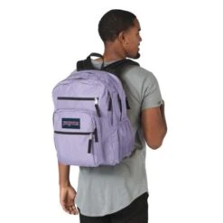 JanSport Big Student Backpack 15" Pastel Lilac -Fjallraven Tassen Verkoopwinkel lilac model 1