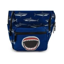 Little Legends Kinderrugzak Shark Mouth -Fjallraven Tassen Verkoopwinkel little legends backpack shark mouth detail