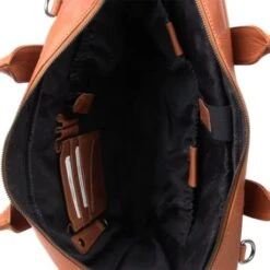 Plevier Lloyd Enkelvaks Laptoptas 17.3 Inch Cognac -Fjallraven Tassen Verkoopwinkel lloyd 2