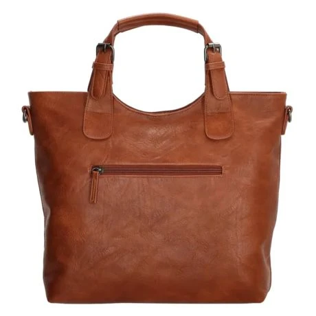 Charm London High Street Handtas Cognac 5 Charm London High Street Handtas Cognac - Afbeelding 3