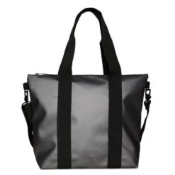 Rains Tote Bag Mini Shoulderbag Metallic Grey