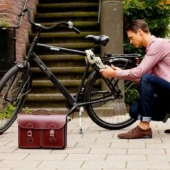 OldSchool Bags Schooltas Extra Large Bordeaux Rood -Fjallraven Tassen Verkoopwinkel mg 3445