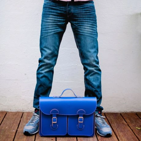 OldSchool Bags Schooltas Extra Large Marine Blauw 8 OldSchool Bags Schooltas Extra Large Marine Blauw - Afbeelding 6
