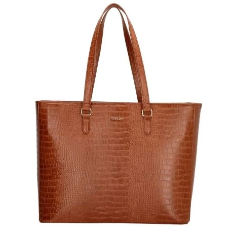 Charm London Midwood Shopper 15.6" Croco Cognac 3 Charm London Midwood Shopper 15.6" Croco Cognac