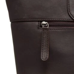 Chesterfield Monza Leren Shopper Bruin -Fjallraven Tassen Verkoopwinkel monza shopper bruin 1