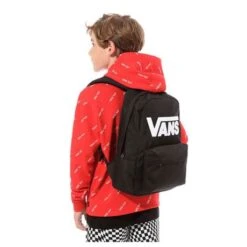 Vans New Skool Kids Rugzak Black/White -Fjallraven Tassen Verkoopwinkel newskool blackwhite 4 1