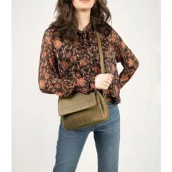 Cowboysbag Grand Croco Crossbody Cameby Olive -Fjallraven Tassen Verkoopwinkel olive cameby