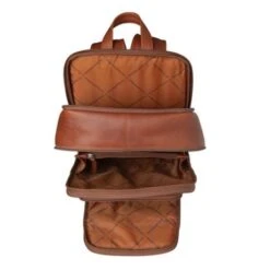 Chesterfield Detroit Leren Rugzak Cognac -Fjallraven Tassen Verkoopwinkel open detroit
